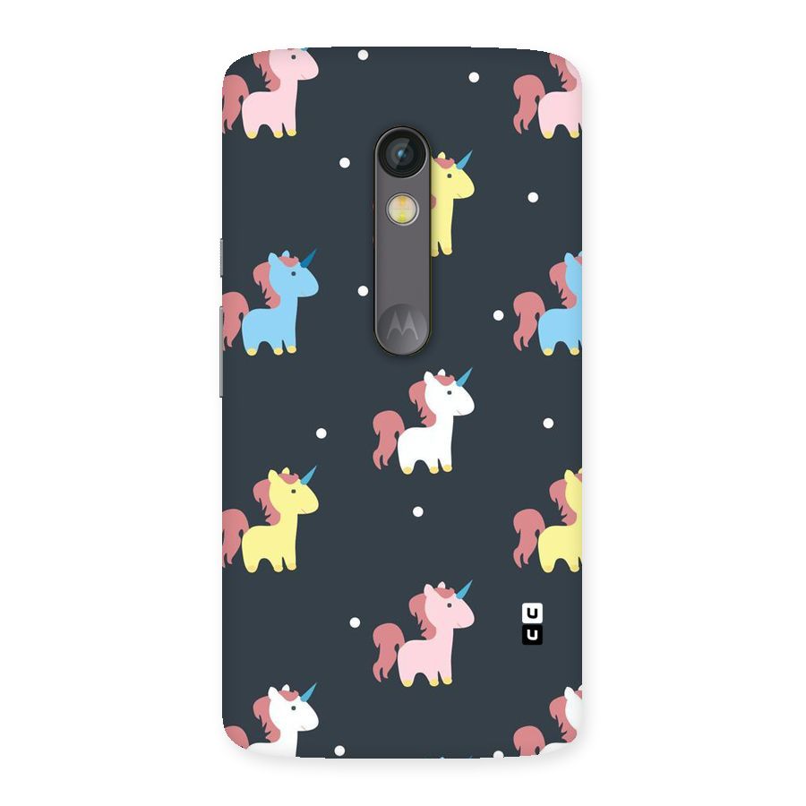 Unicorn Pattern Back Case for Moto X Play