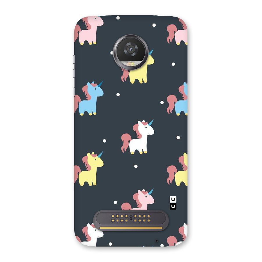Unicorn Pattern Back Case for Moto Z2 Play