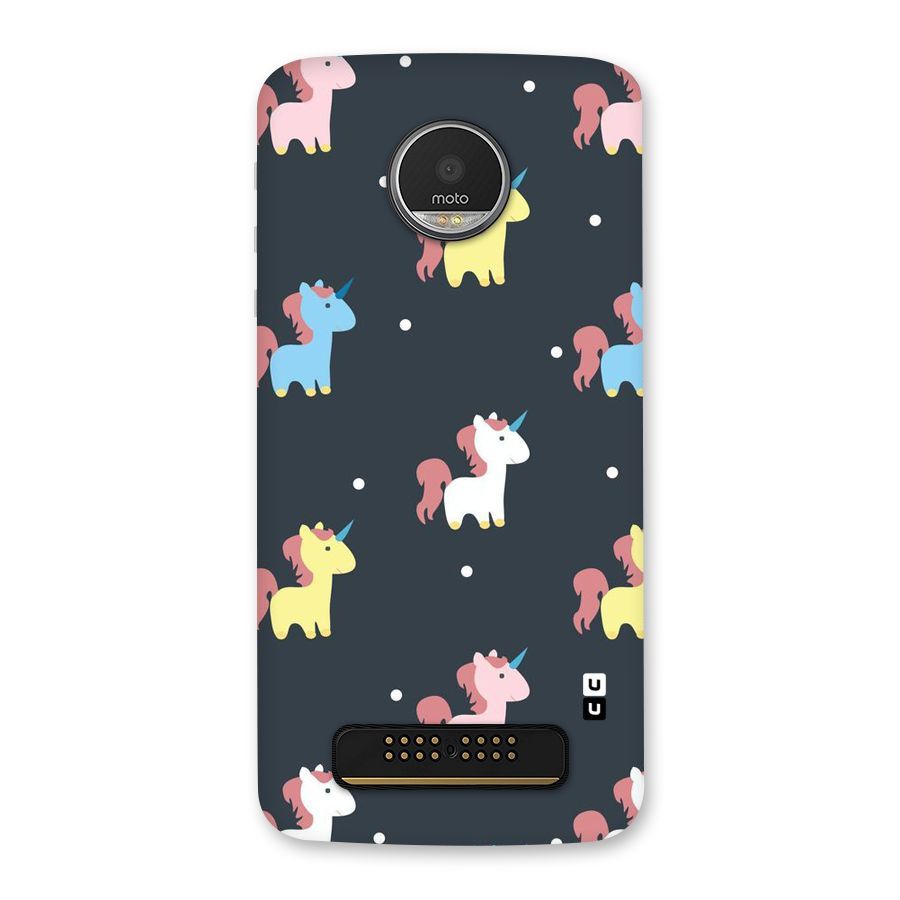 Unicorn Pattern Back Case for Moto Z Play