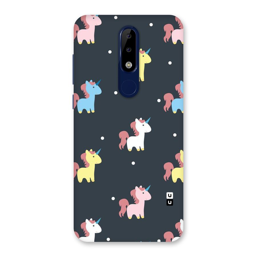 Unicorn Pattern Back Case for Nokia 5.1 Plus