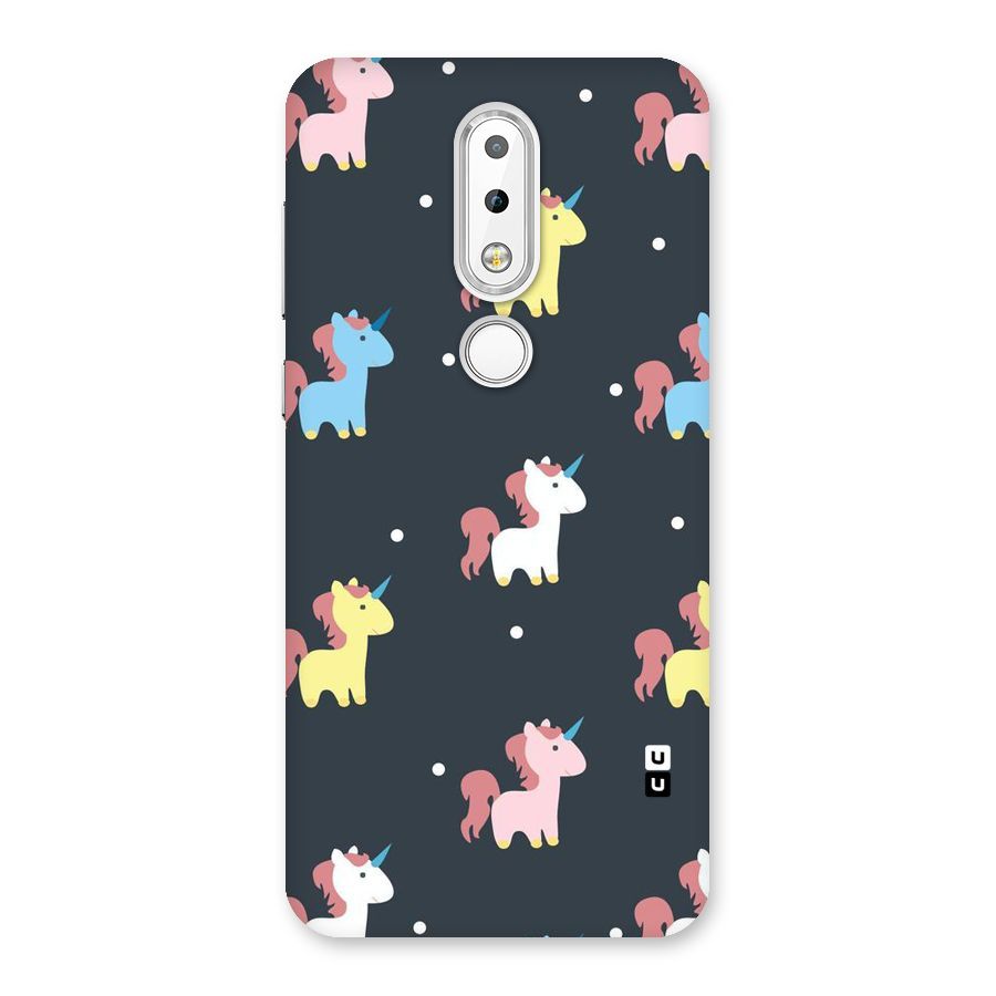 Unicorn Pattern Back Case for Nokia 6.1 Plus