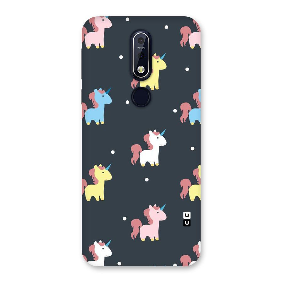 Unicorn Pattern Back Case for Nokia 7.1