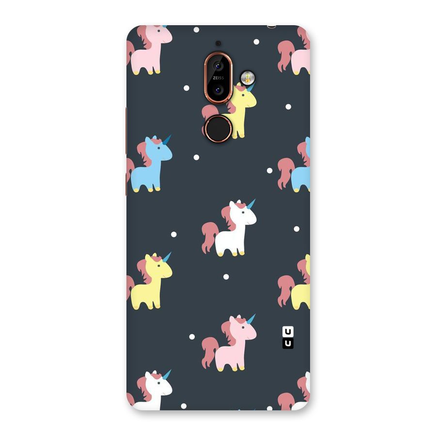 Unicorn Pattern Back Case for Nokia 7 Plus