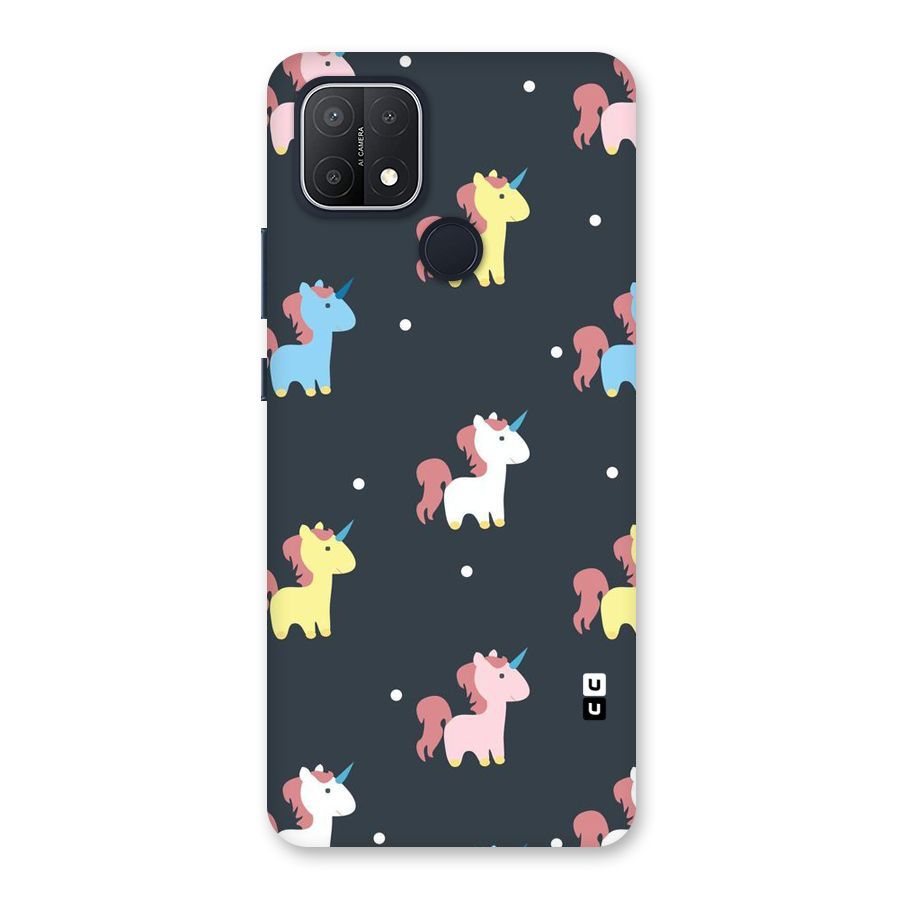 Unicorn Pattern Back Case for Oppo A15s