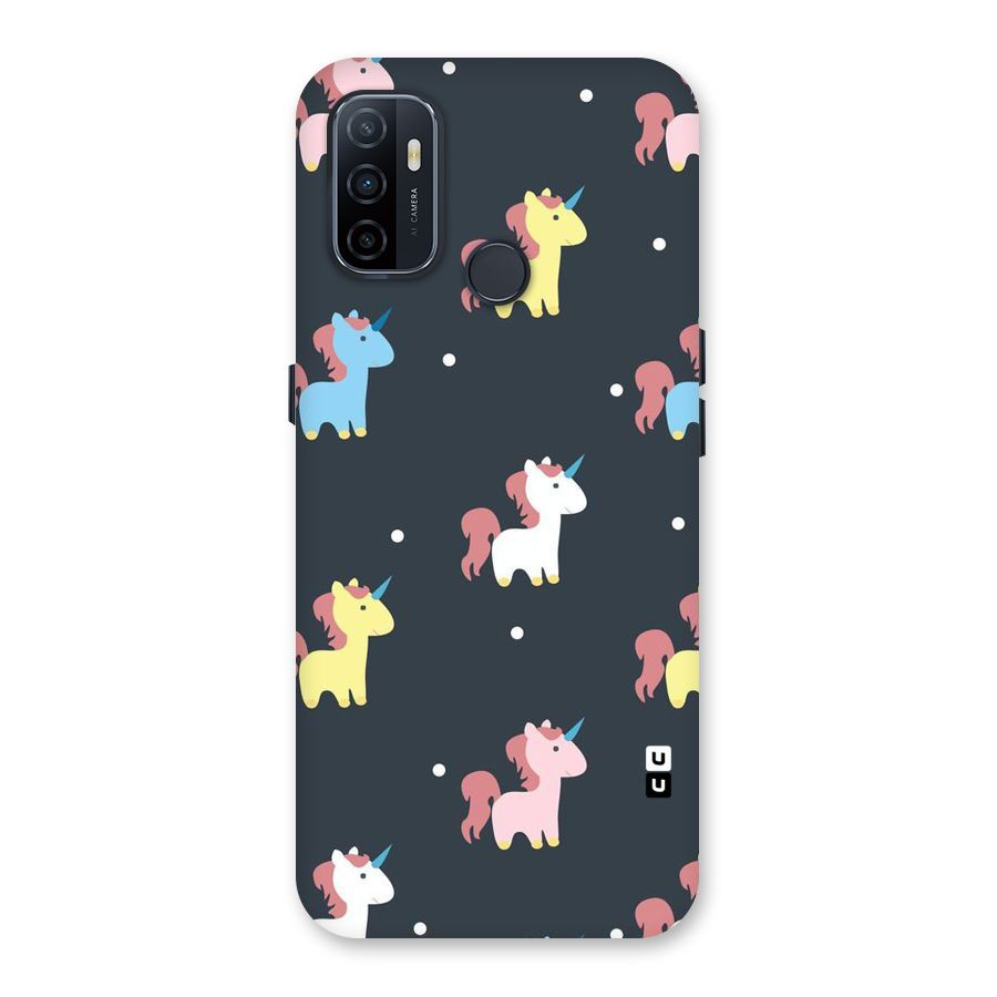 Unicorn Pattern Back Case for Oppo A32