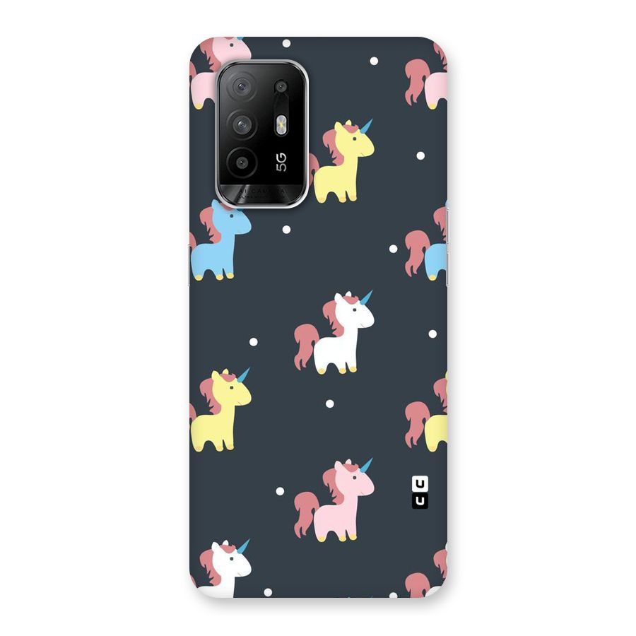 Unicorn Pattern Back Case for Oppo F19 Pro Plus 5G