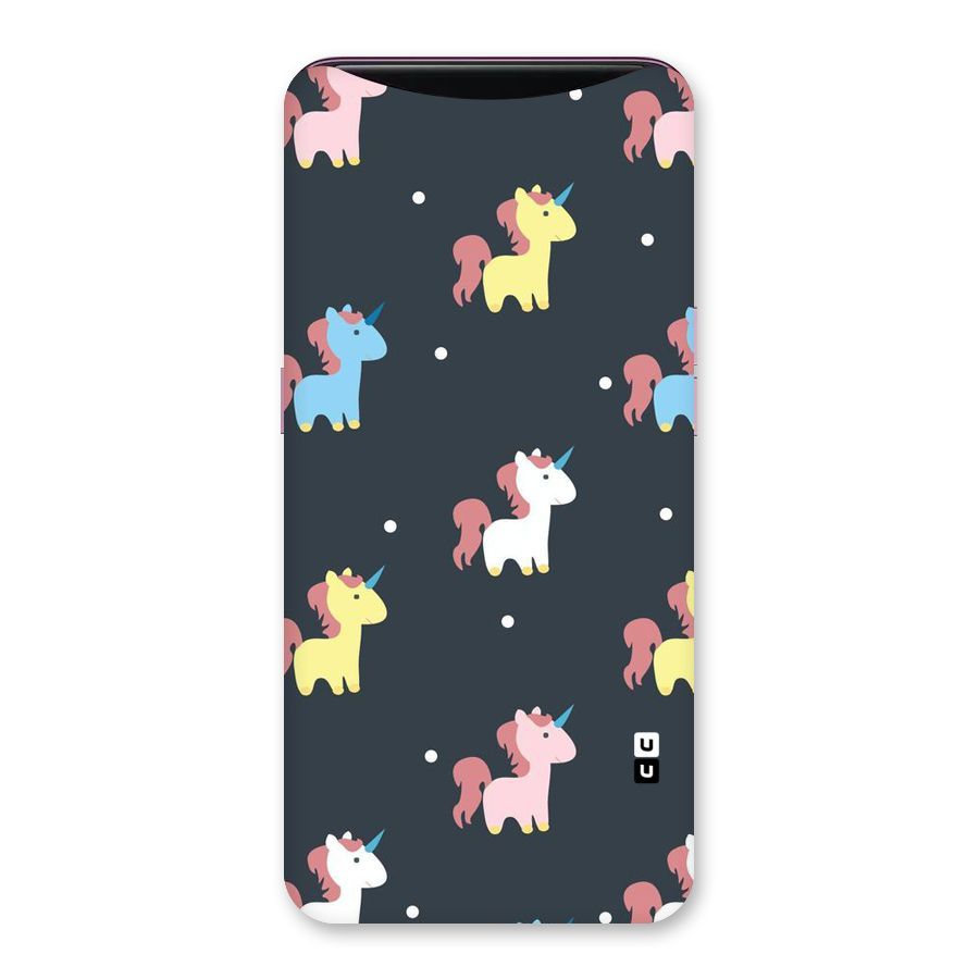 Unicorn Pattern Back Case for Oppo Find X