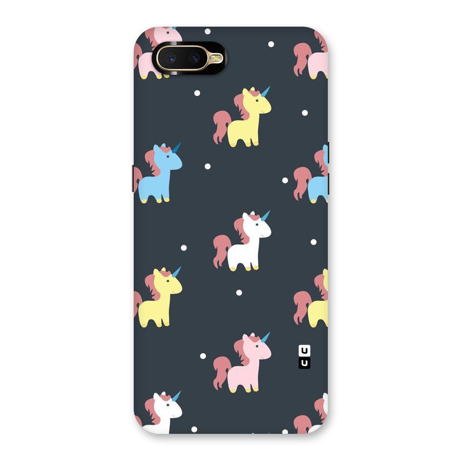 Unicorn Pattern Back Case for Oppo K1