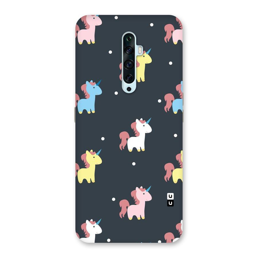 Unicorn Pattern Back Case for Oppo Reno2 Z