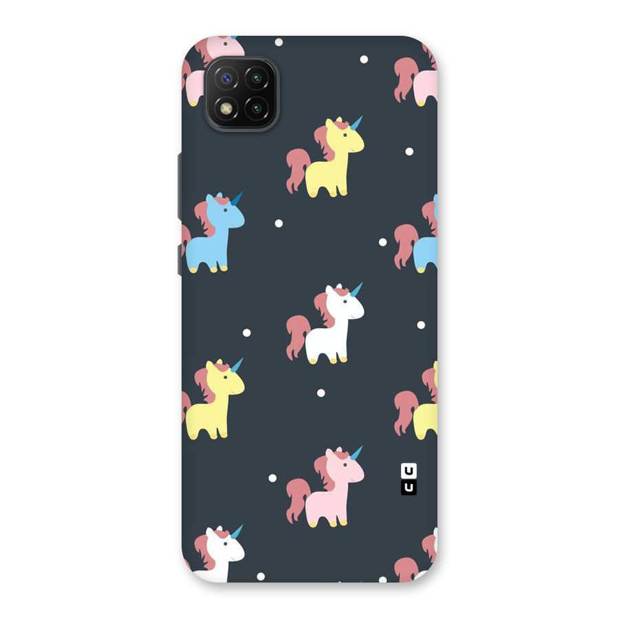 Unicorn Pattern Back Case for Poco C3