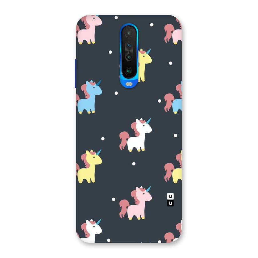 Unicorn Pattern Back Case for Poco X2