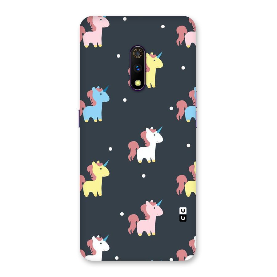Unicorn Pattern Back Case for Realme X