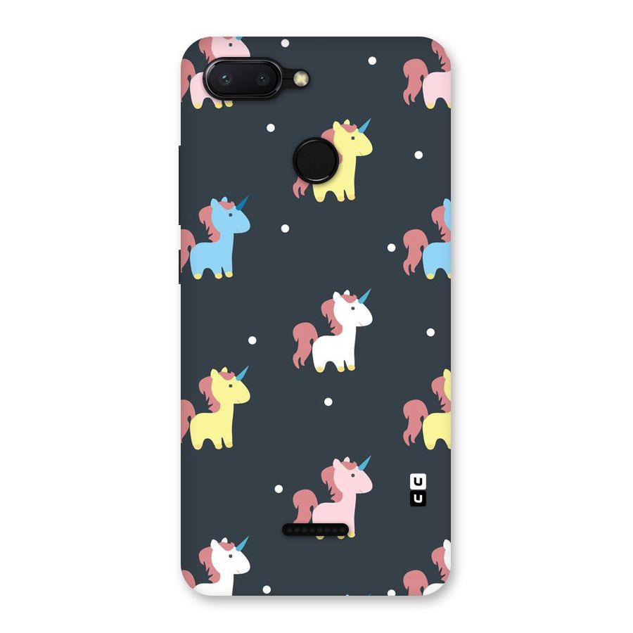 Unicorn Pattern Back Case for Redmi 6