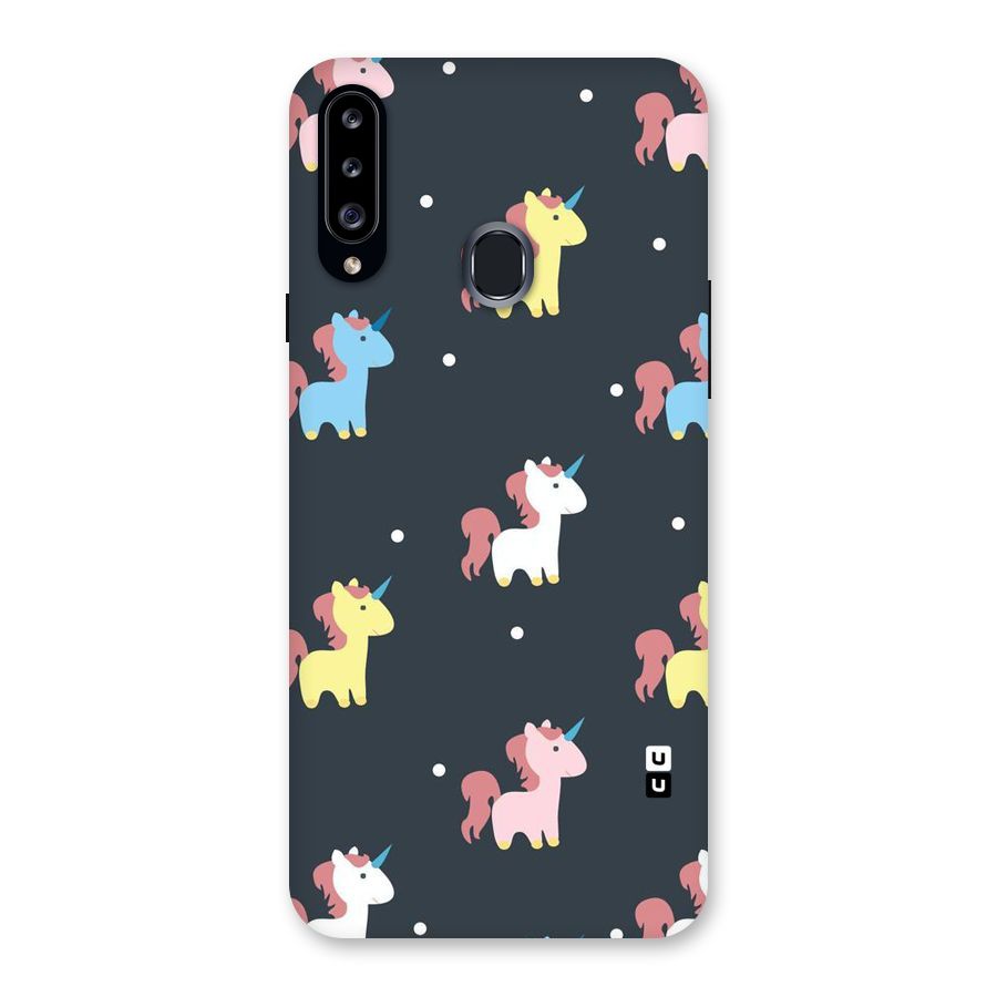 Unicorn Pattern Back Case for Samsung Galaxy A20s