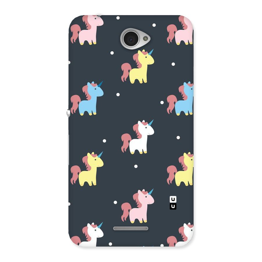 Unicorn Pattern Back Case for Sony Xperia E4