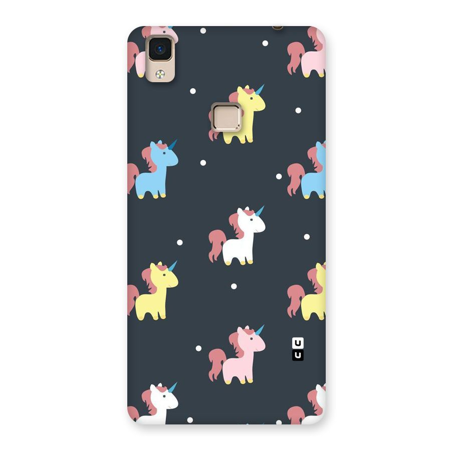 Unicorn Pattern Back Case for V3 Max