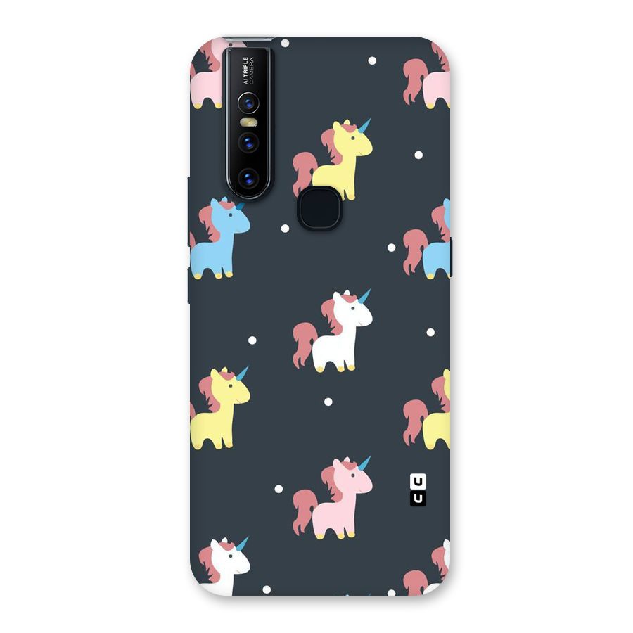 Unicorn Pattern Back Case for Vivo V15