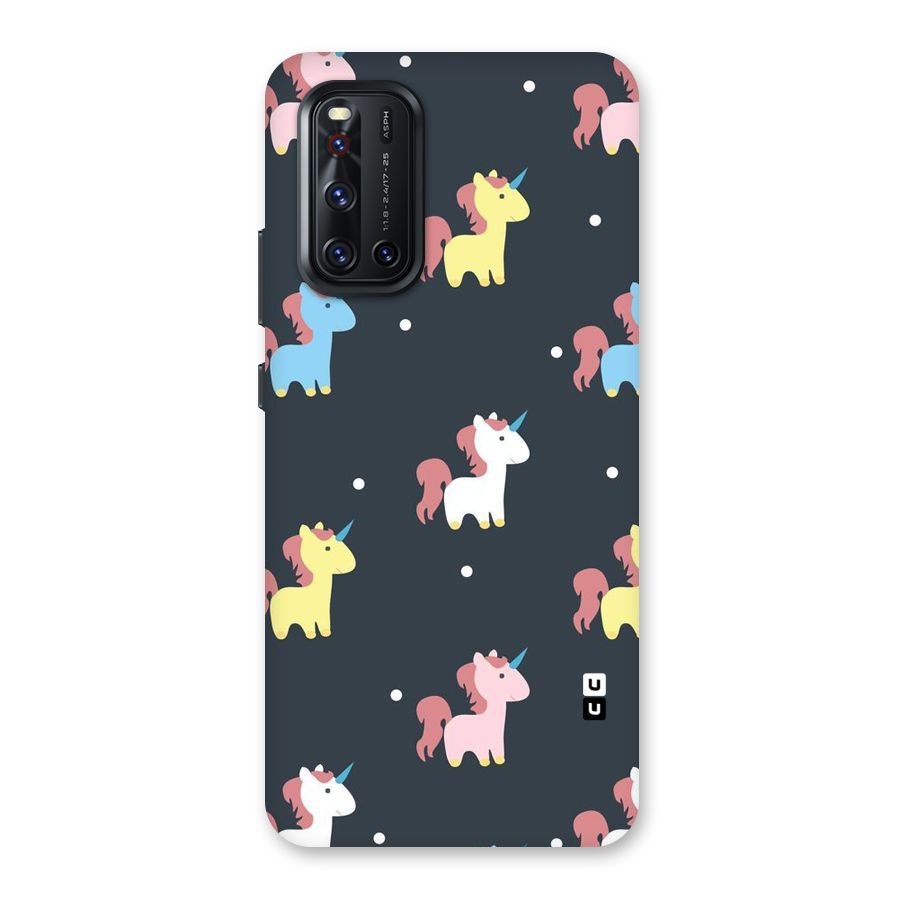 Unicorn Pattern Back Case for Vivo V19