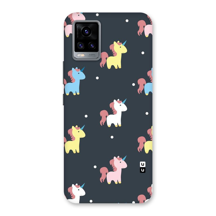 Unicorn Pattern Back Case for Vivo V20