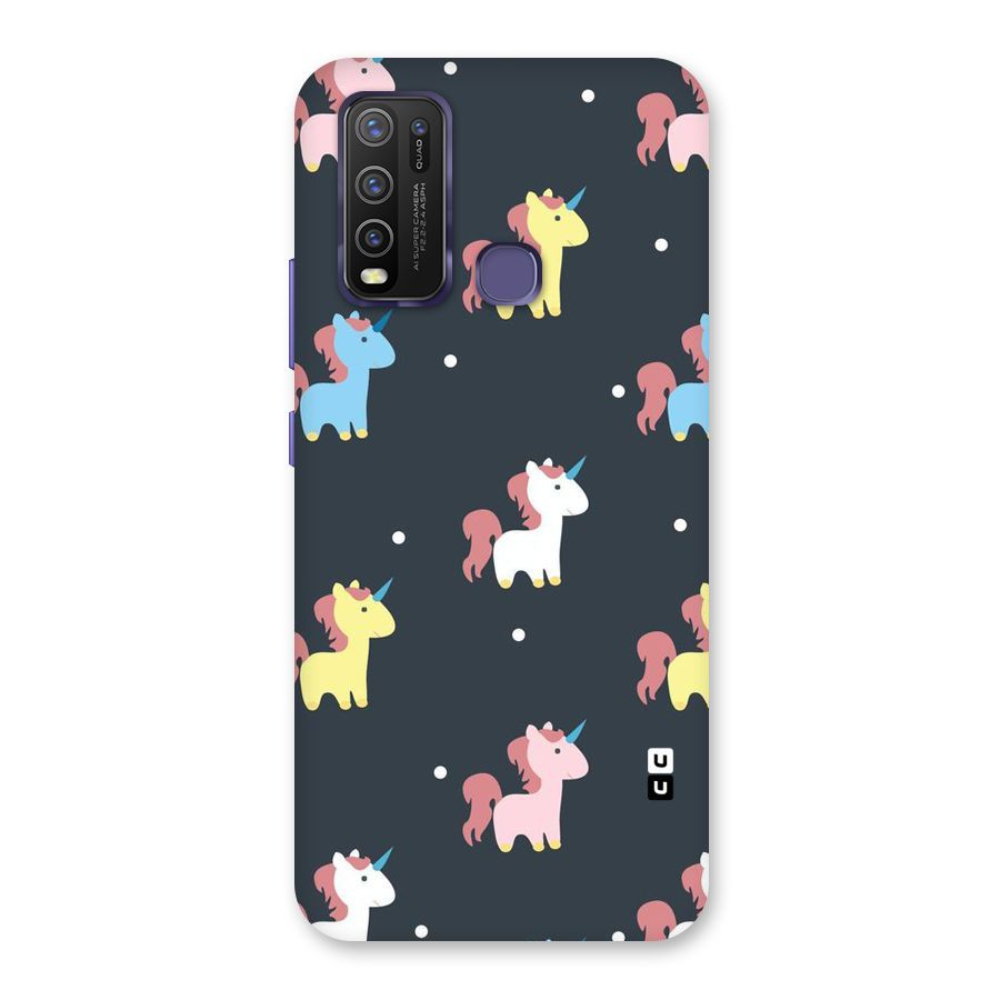 Unicorn Pattern Back Case for Vivo Y30