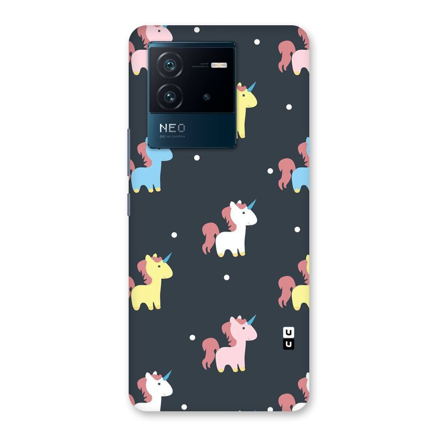Unicorn Pattern Back Case for Vivo iQOO Neo 6 5G