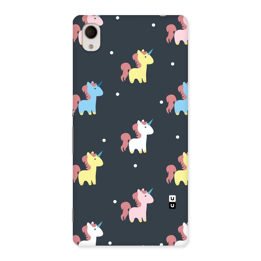Unicorn Pattern Back Case for Xperia M4 Aqua