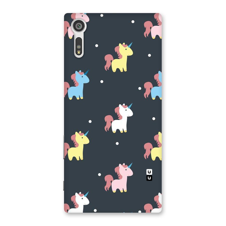 Unicorn Pattern Back Case for Xperia XZ