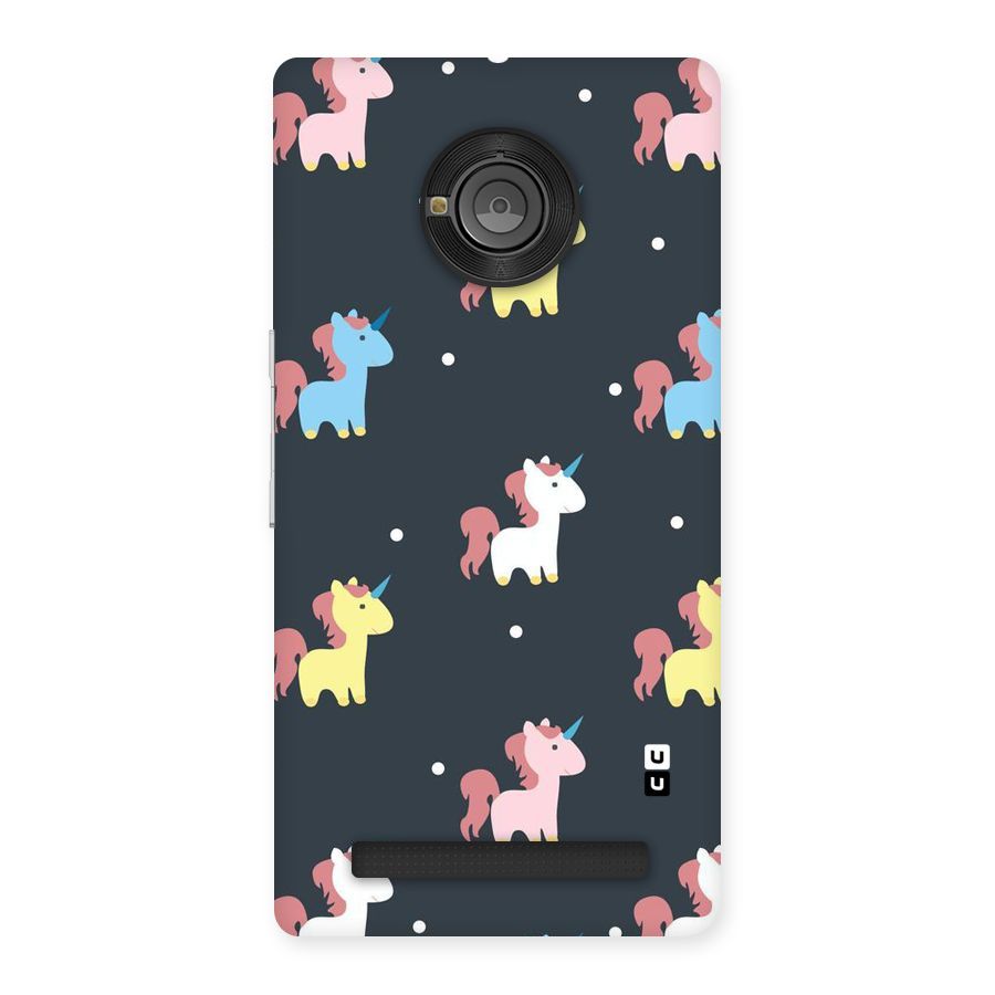 Unicorn Pattern Back Case for Yu Yunique