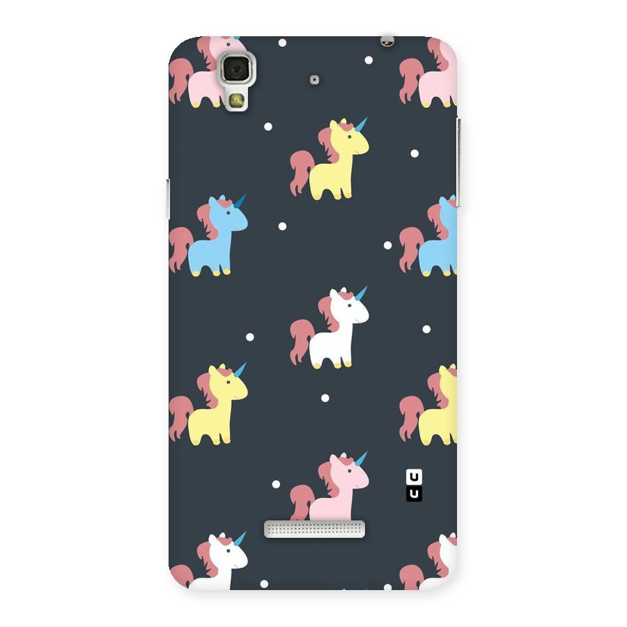 Unicorn Pattern Back Case for Yu Yureka