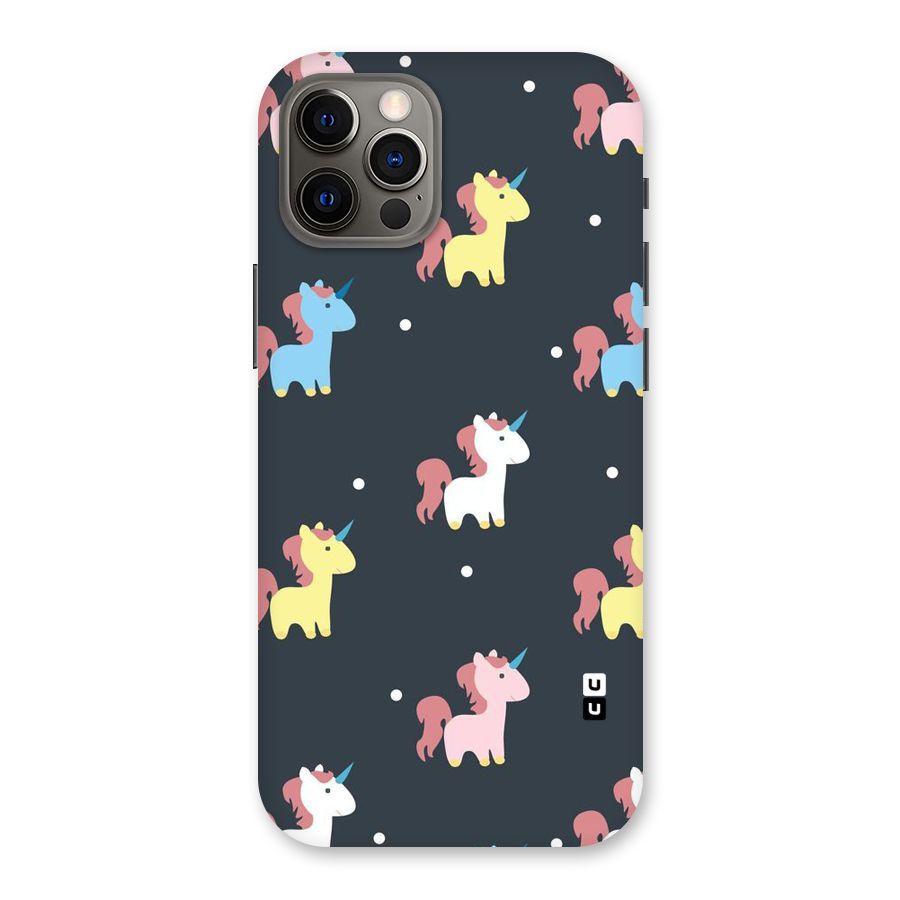 Unicorn Pattern Back Case for iPhone 12 Pro