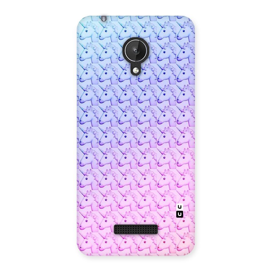 Unicorn Shade Back Case for Micromax Canvas Spark Q380