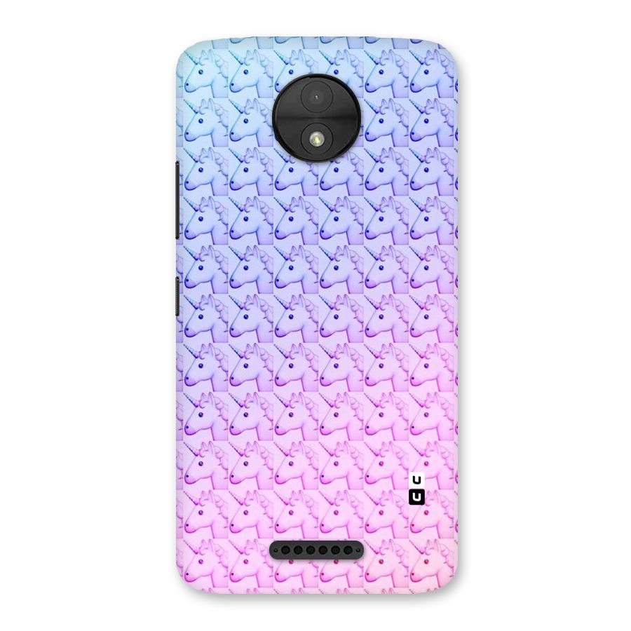Unicorn Shade Back Case for Moto C