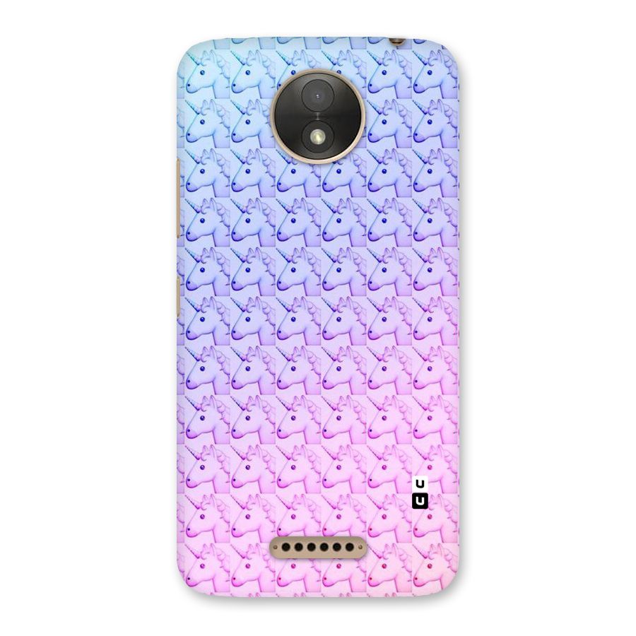 Unicorn Shade Back Case for Moto C Plus