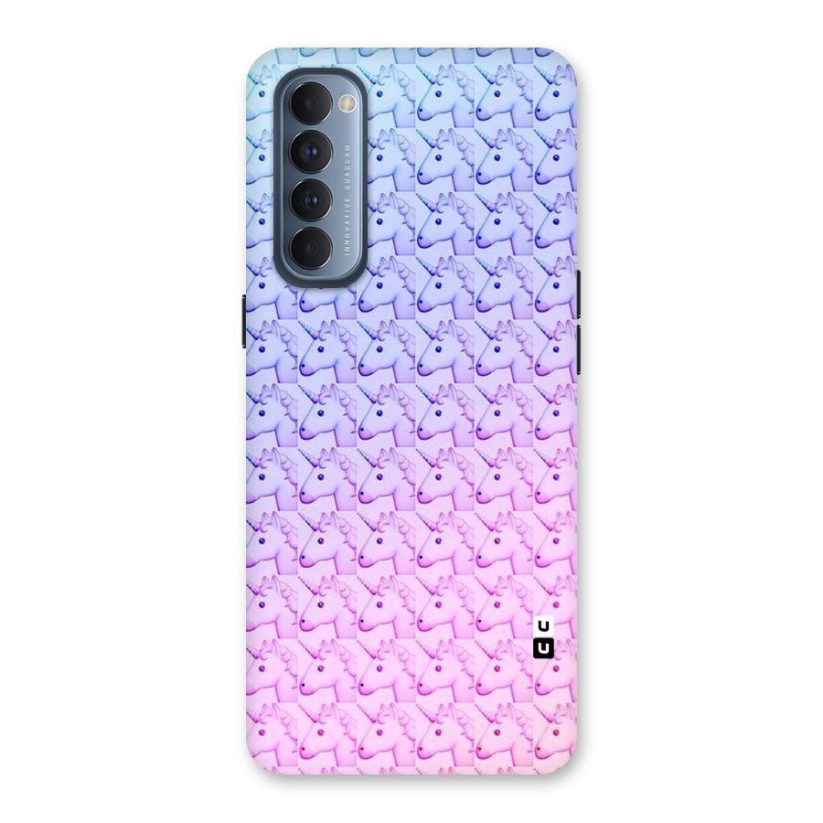 Unicorn Shade Back Case for Reno4 Pro