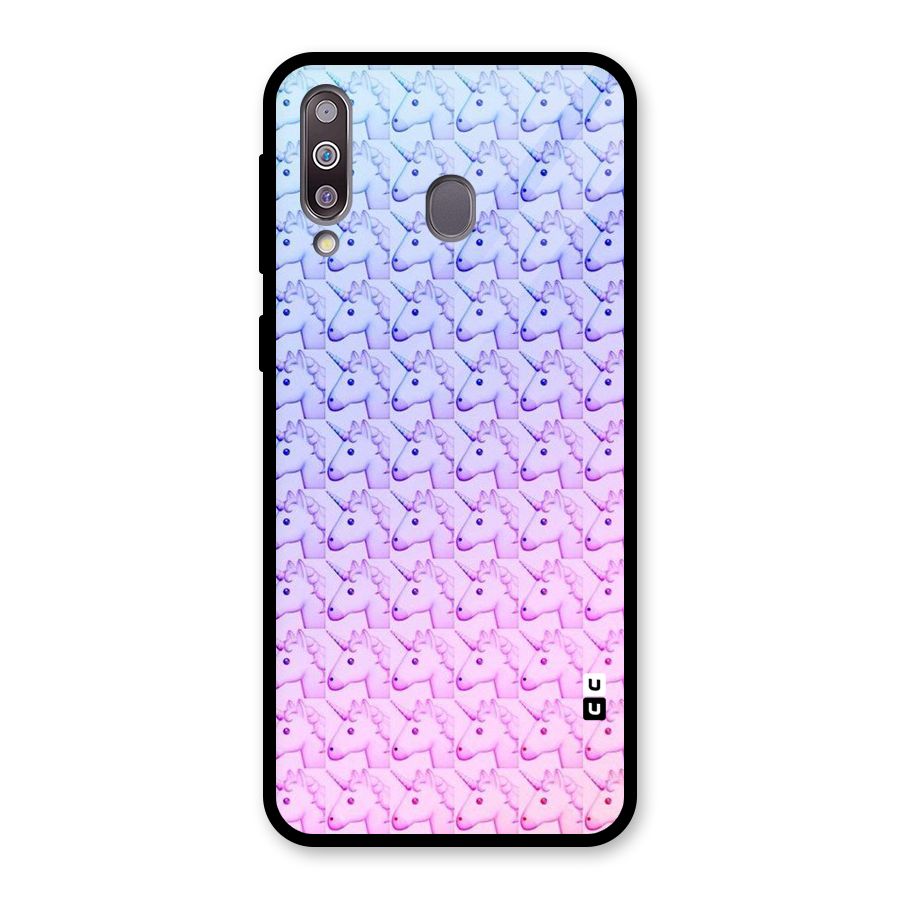 Unicorn Shade Glass Back Case for Galaxy M30