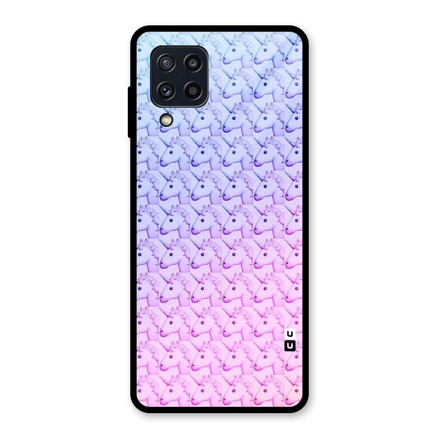 Unicorn Shade Glass Back Case for Galaxy M32