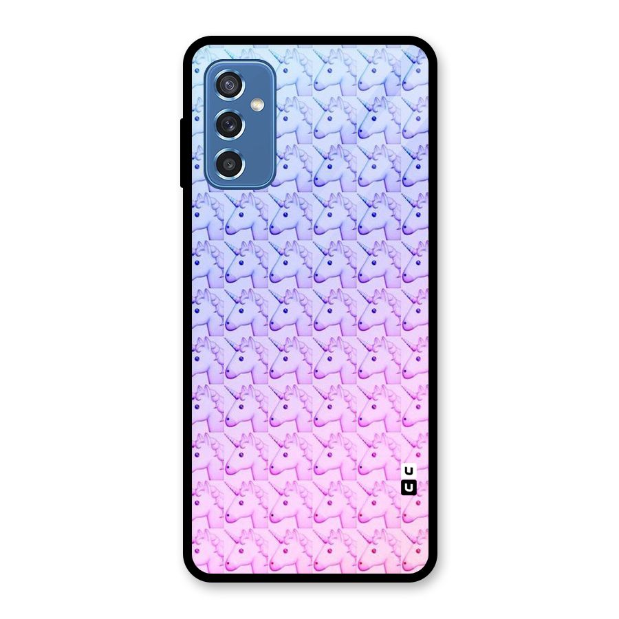 Unicorn Shade Glass Back Case for Galaxy M52 5G