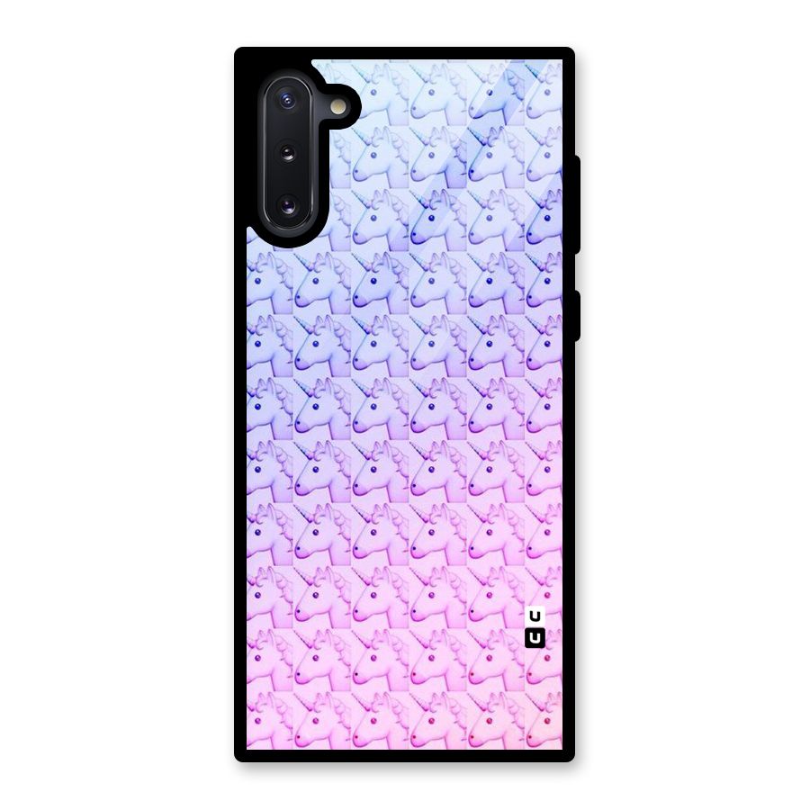 Unicorn Shade Glass Back Case for Galaxy Note 10