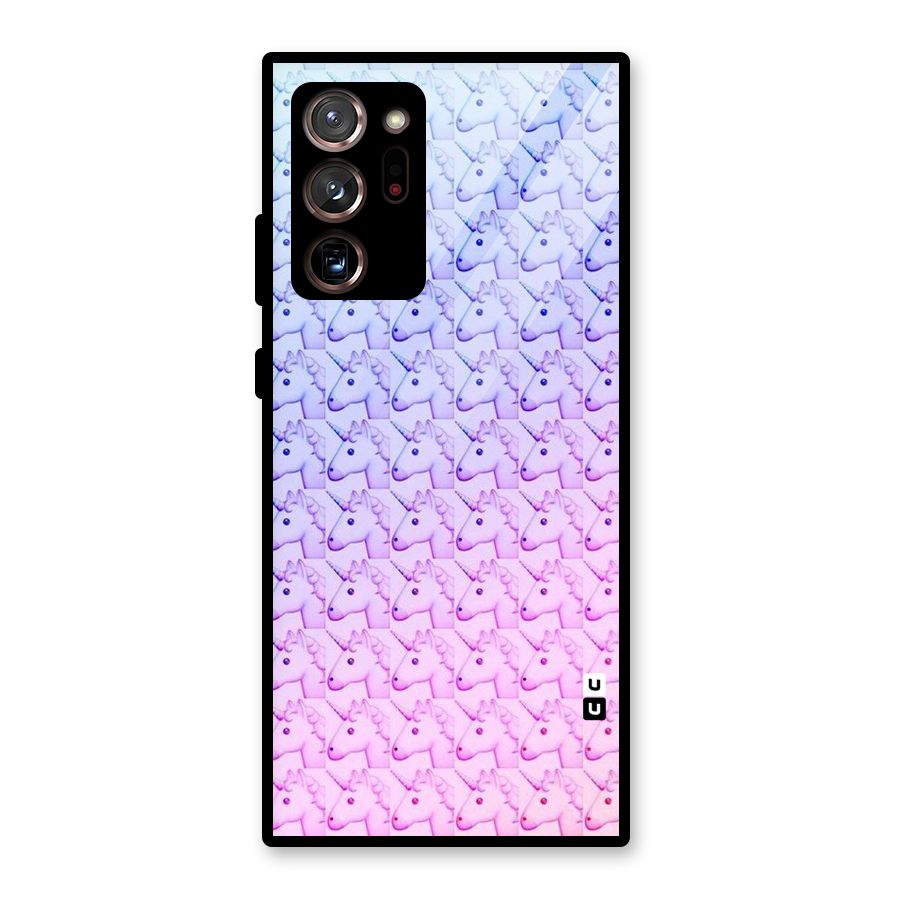 Unicorn Shade Glass Back Case for Galaxy Note 20 Ultra