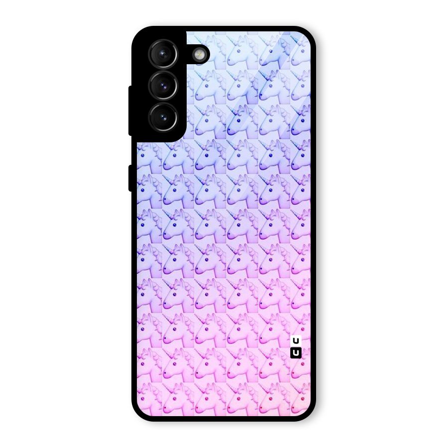 Unicorn Shade Glass Back Case for Galaxy S21 Plus