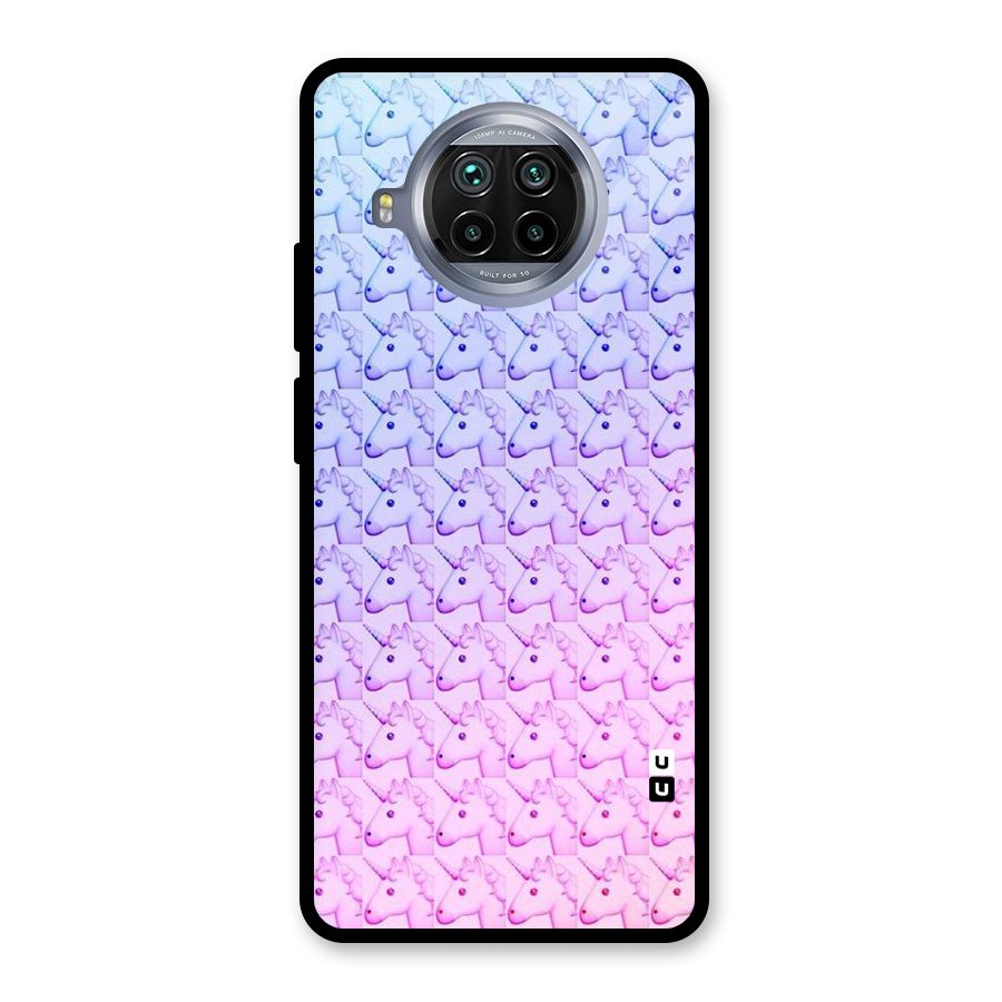 Unicorn Shade Glass Back Case for Mi 10i
