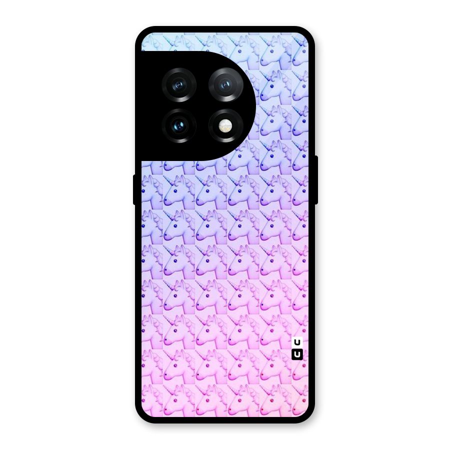 Unicorn Shade Glass Back Case for OnePlus 11