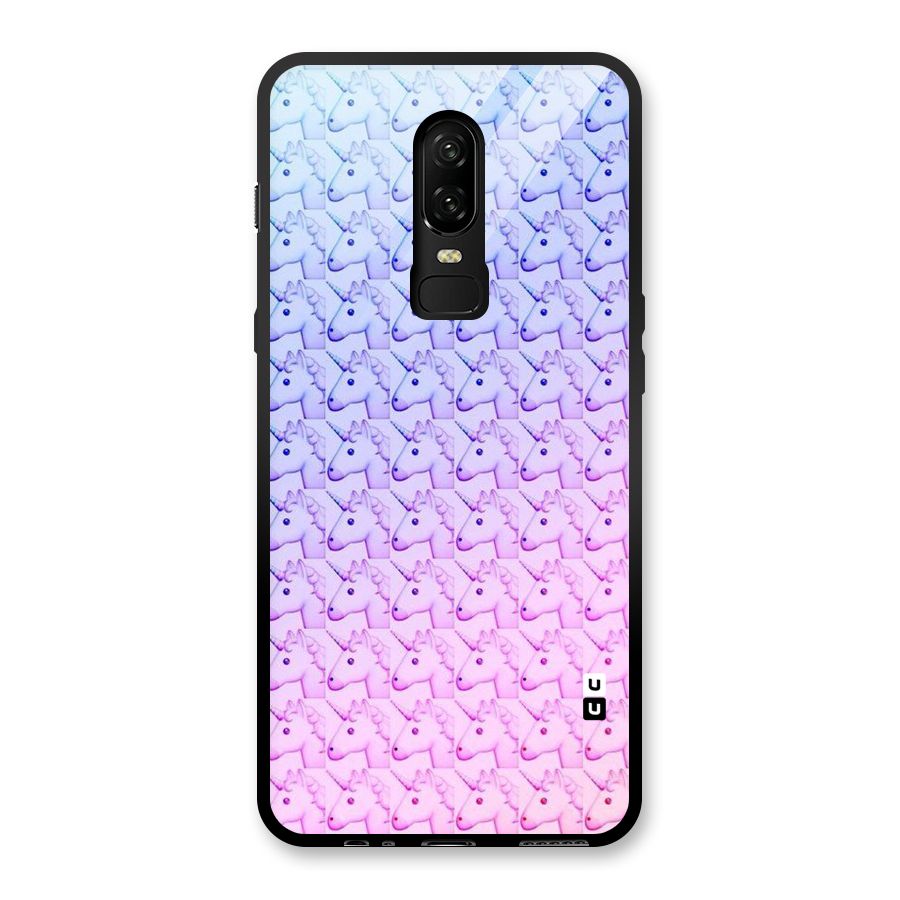 Unicorn Shade Glass Back Case for OnePlus 6