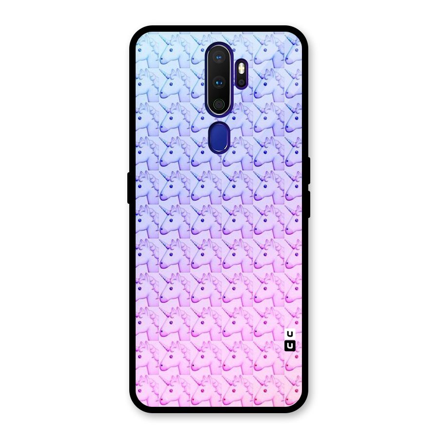 Unicorn Shade Glass Back Case for Oppo A9 (2020)
