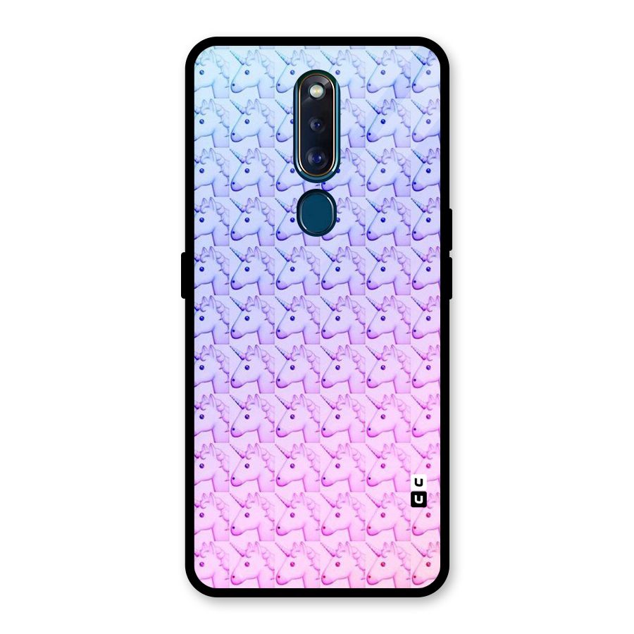 Unicorn Shade Glass Back Case for Oppo F11 Pro