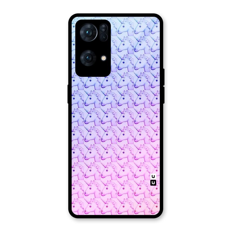 Unicorn Shade Glass Back Case for Oppo Reno7 Pro 5G