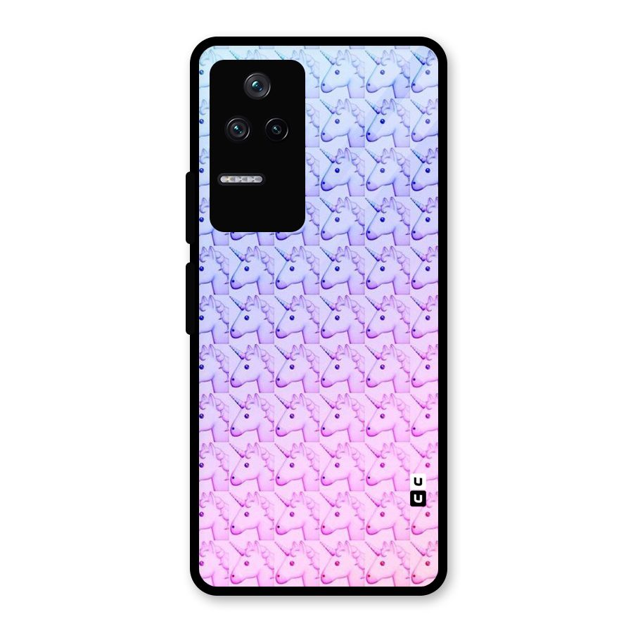 Unicorn Shade Glass Back Case for Poco F4 5G