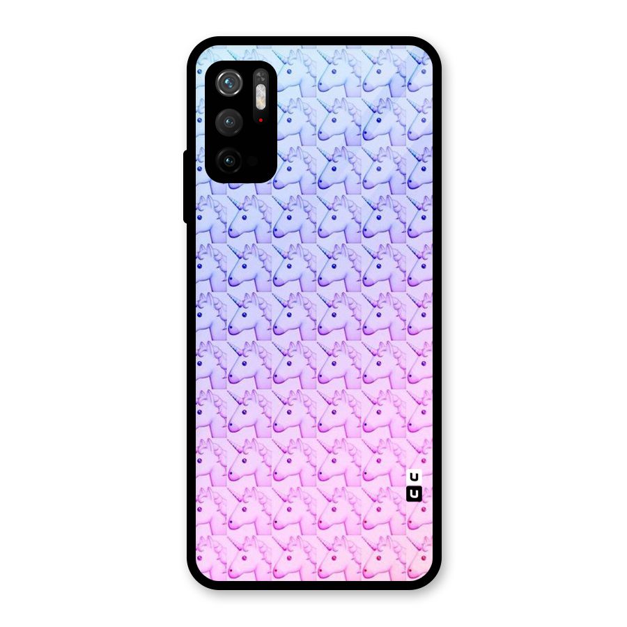 Unicorn Shade Glass Back Case for Poco M3 Pro 5G