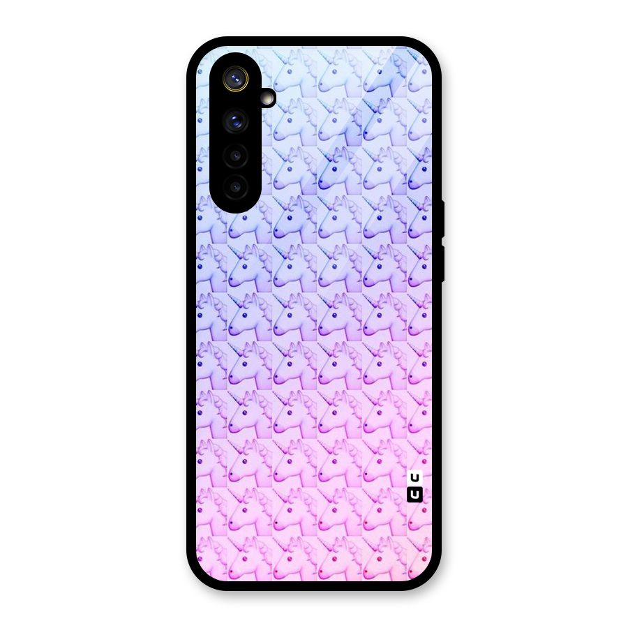 Unicorn Shade Glass Back Case for Realme 6