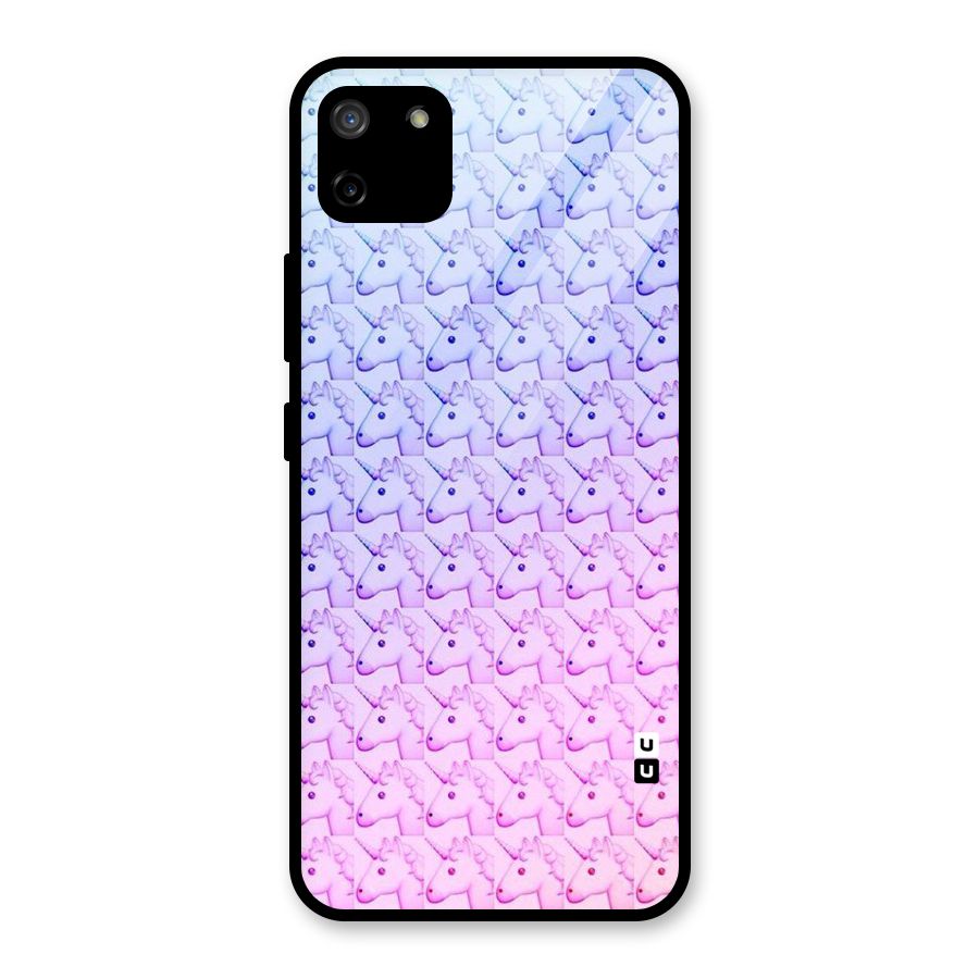 Unicorn Shade Glass Back Case for Realme C11